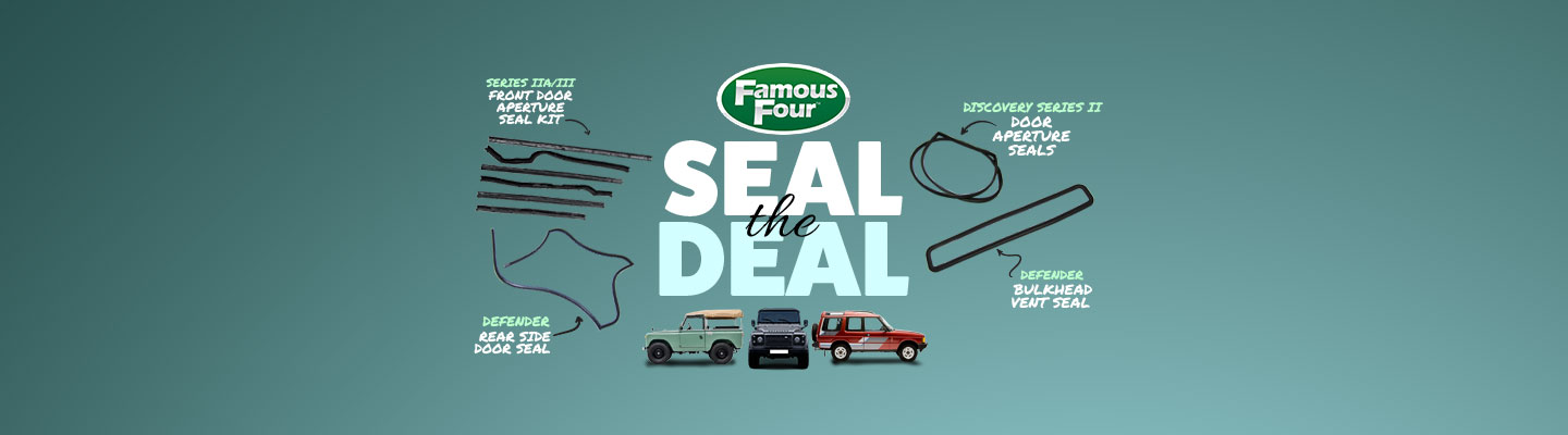 Land Rover and Range Rover door and window seals - special offers through February.