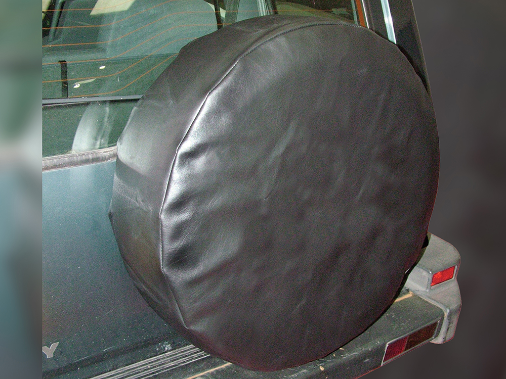 Vinyl Soft Wheel Cover - PLAIN BLACK - Land Rover Series IIA/III - Accessories