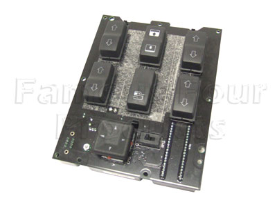 FF004939 - Switch Pack - centre console - for electric window lift, sunroof & mirrors. - Range Rover Second Generation 1995-2002 Models