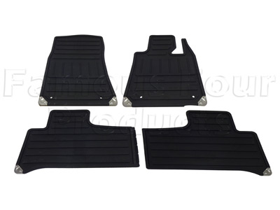 Rubber Footwell Mat Set - Range Rover 2010-12 Models (L322) - Accessories