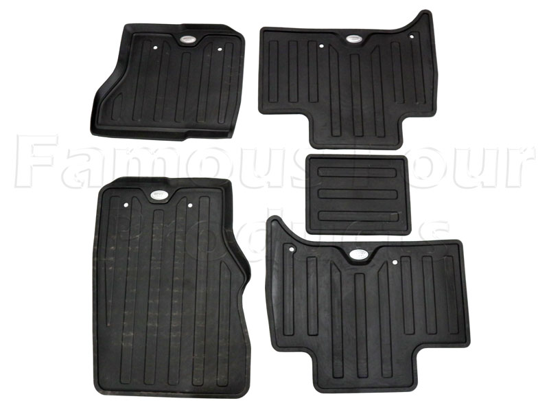 Footwell Rubber Mat Set - Land Rover Discovery 5 (2017 on) (L462) - Accessories