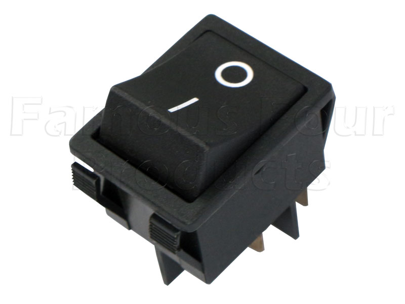 Switch - Rocker - Black - Land Rover 90/110 & Defender (L316) - General Electrical Parts