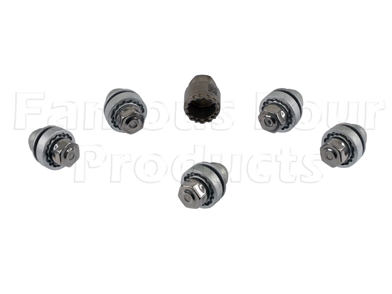 Locking Wheel Nut Set - Land Rover New Defender (L663) - Tyres, Wheels and Wheel Nuts