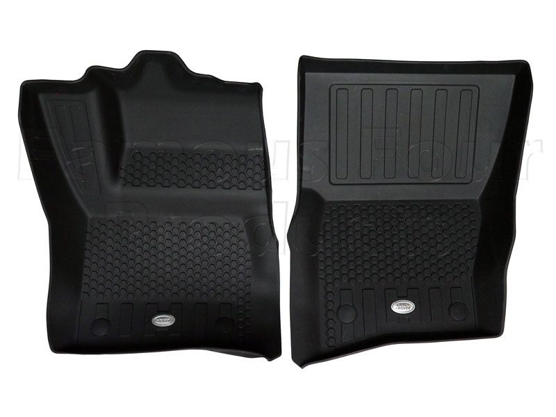 Footwell Rubber Mat Set - Deep Sided - Land Rover New Defender (L663) - Accessories