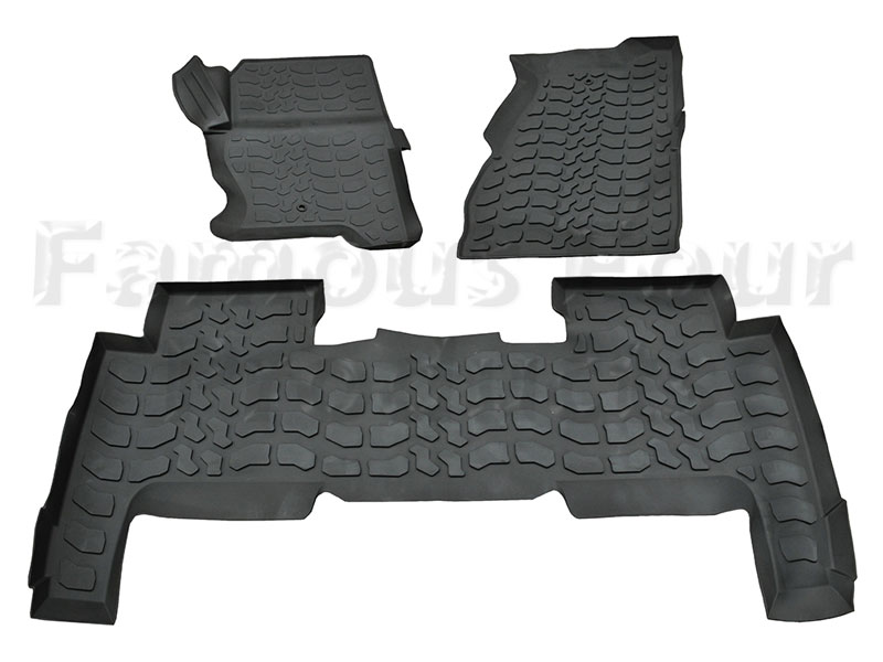 Footwell Rubber Mat Set - Range Rover Sport 2010-2013 Models (L320) - Accessories