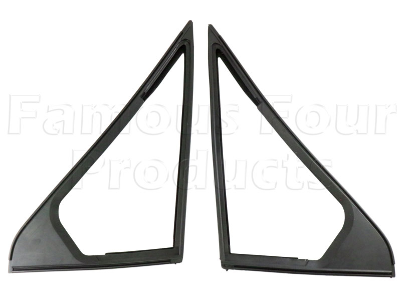 Front Opening Quarterlight Window Rubber Surround Seals - 4 Door